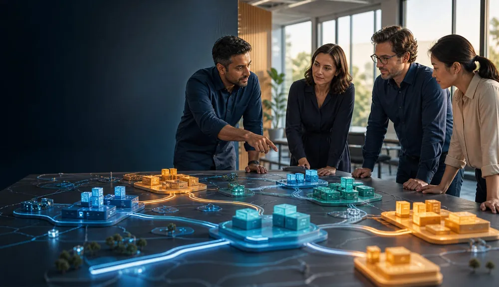 Australian software architecture consultants mapping business capabilities into connected cloud services