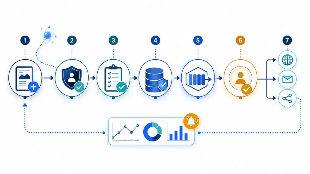Seven-stage architecture for reliable Optimizely CMS webhook automation