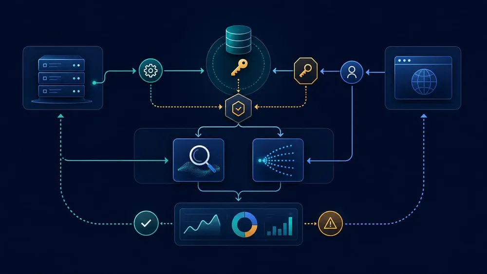 Secure Sitecore API authentication flow for server and browser clients with monitoring
