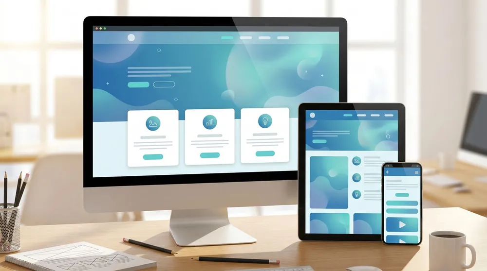 Modern responsive web design