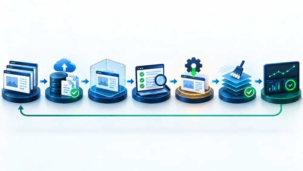Seven-step workflow for patching and verifying WordPress 7.1.1