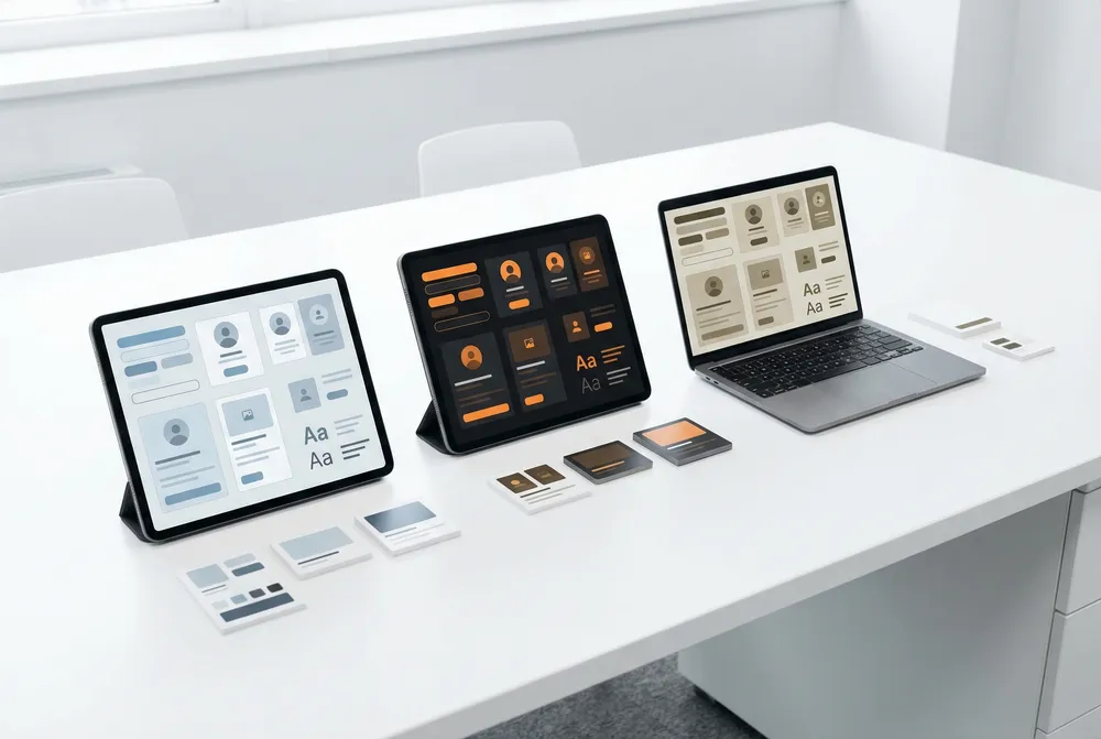 Shared component and theme token strategy